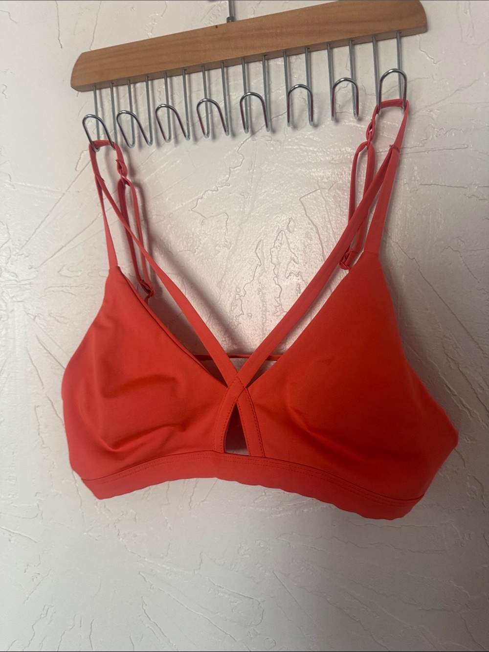 Halogen Coral Strappy Bralette S